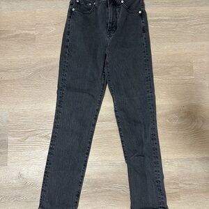 Madewell Women's Perfect Vintage Straight Leg Jeans in Charcoal